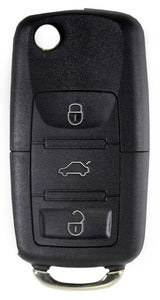 Compatible VW 3 button remote flip Key MBQ48
