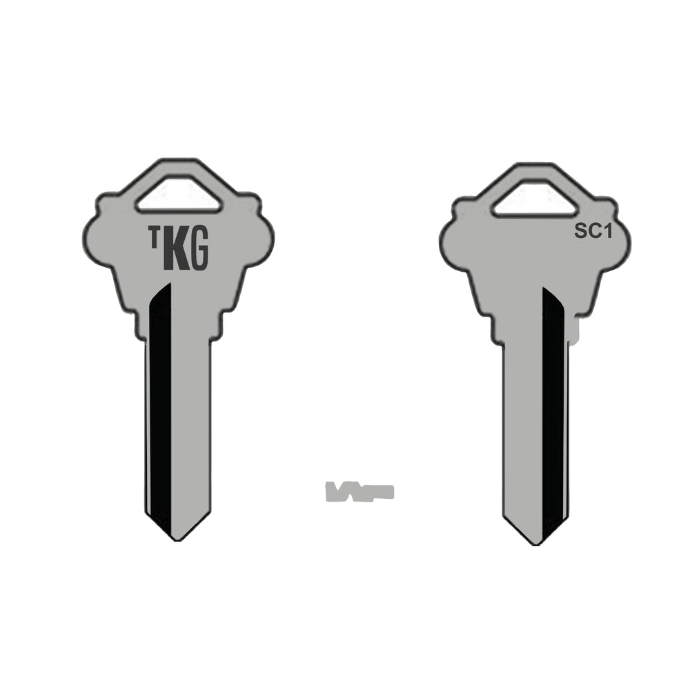 Domestic Key Blank To Suit Schlage 5 PIN - Brass SH3