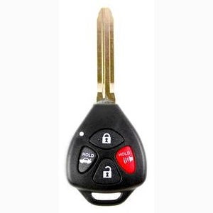 Toyota compatible durashell 4 button TOY43 remote Key housing