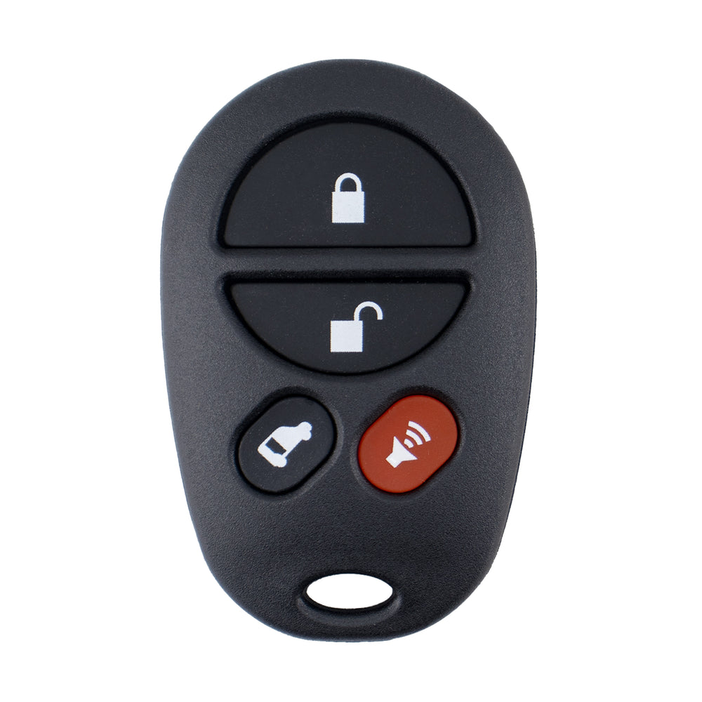 Toyota compatible 2 button smart remote housing