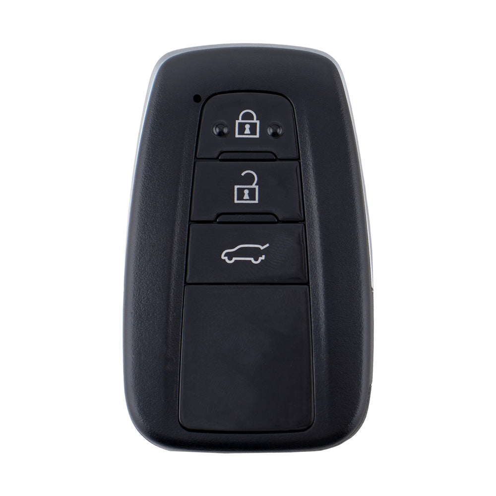 Toyota compatible 3 button smart remote housing