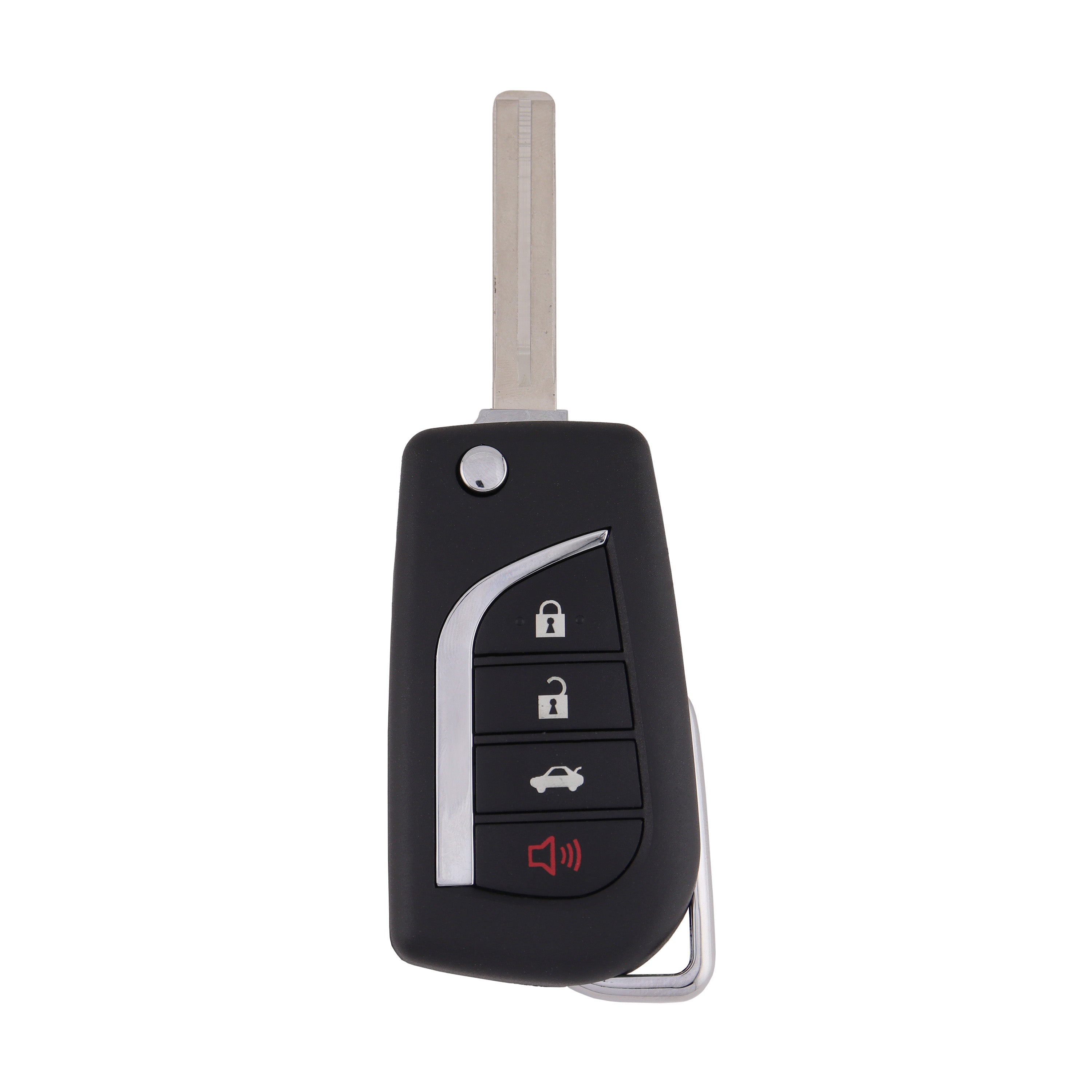 Remote Car Flip Key Blank 4 Button Shell/Case/Enclosure To Suit Toyota