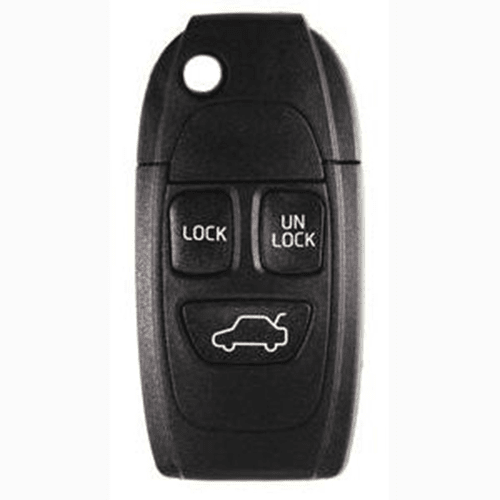 Volvo compatible 3 button NE66 remote flip Key housing