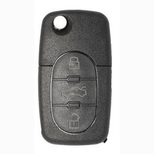VW compatible 3 button HU66 remote flip Key housing