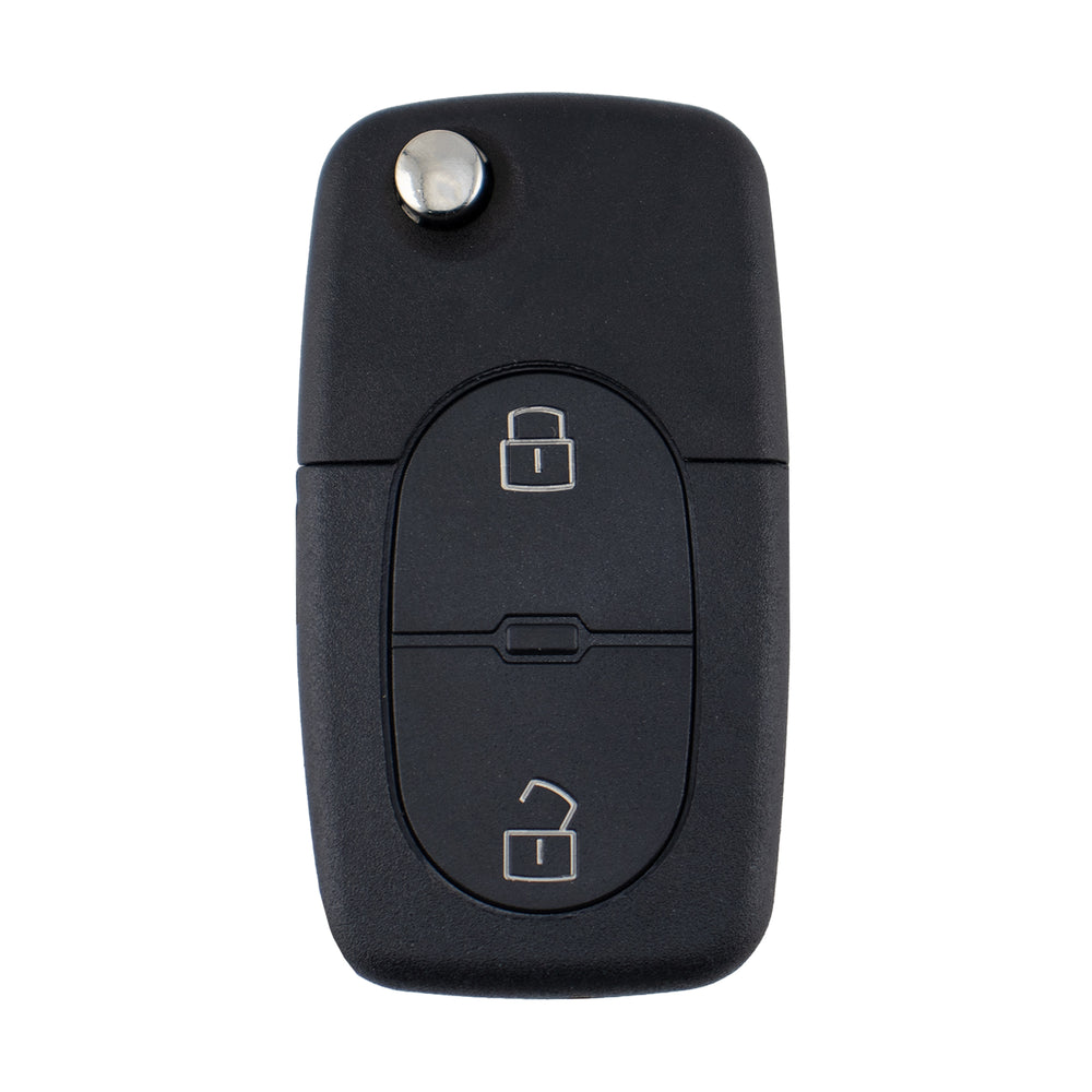 VW compatible 2 button HU66 remote flip Key housing