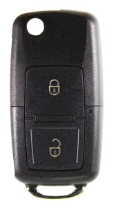 VW compatible 2 button HU49 remote flip Key housing