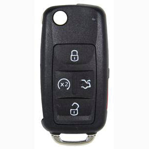 VW compatible 5 button HU66 remote flip Key housing