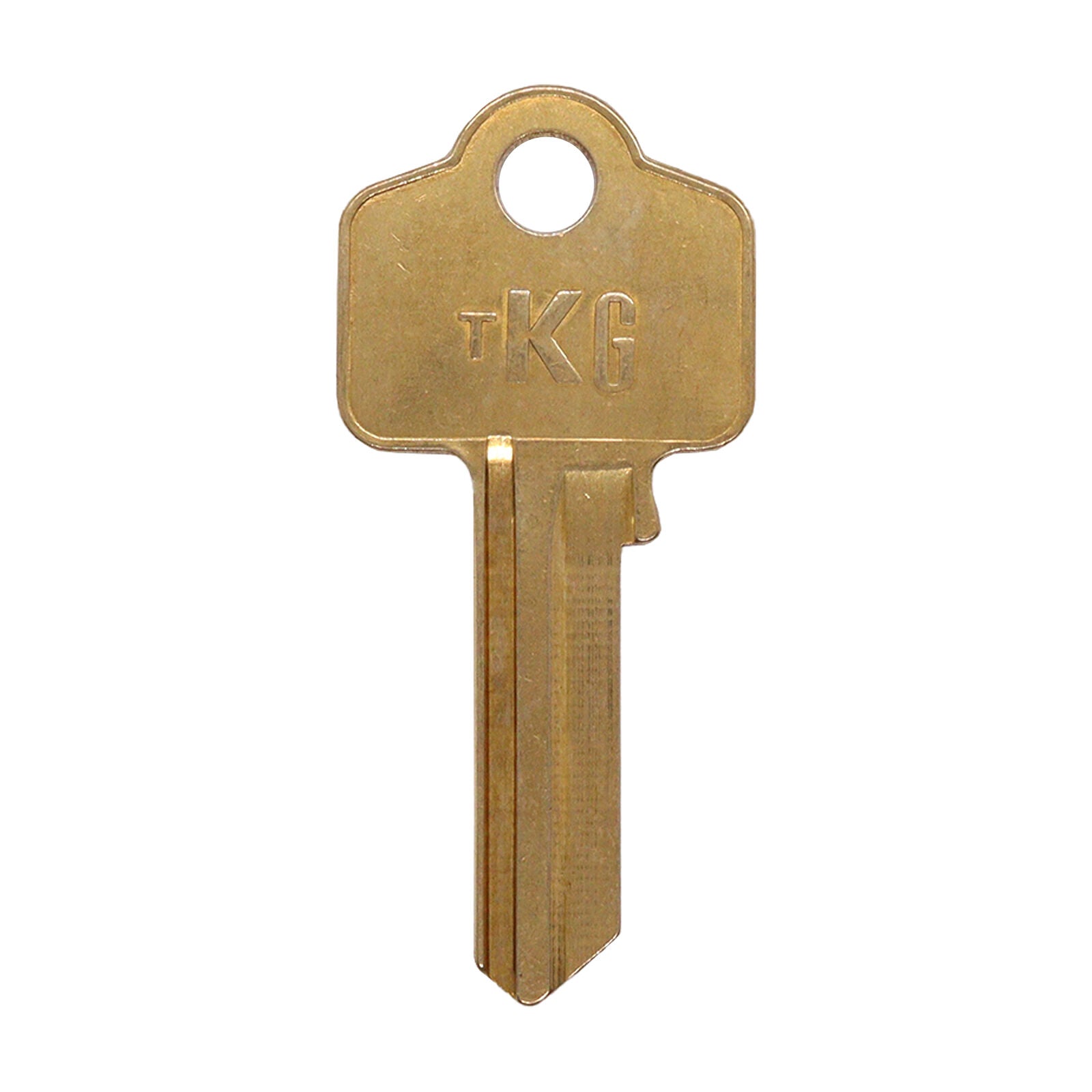 Domestic Key Blank To Suit Whitco WC2 5 PIN - Brass