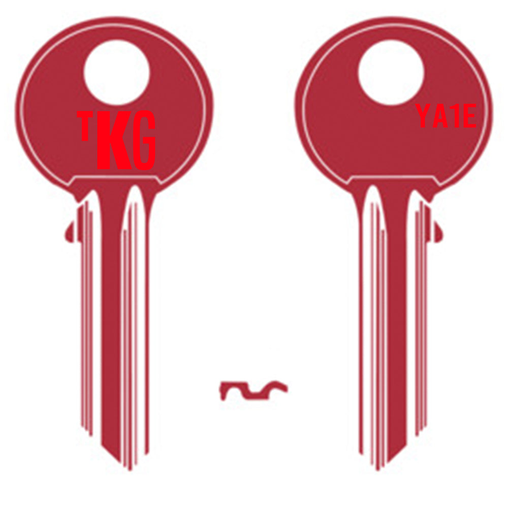 YALE YA1E Brass Red