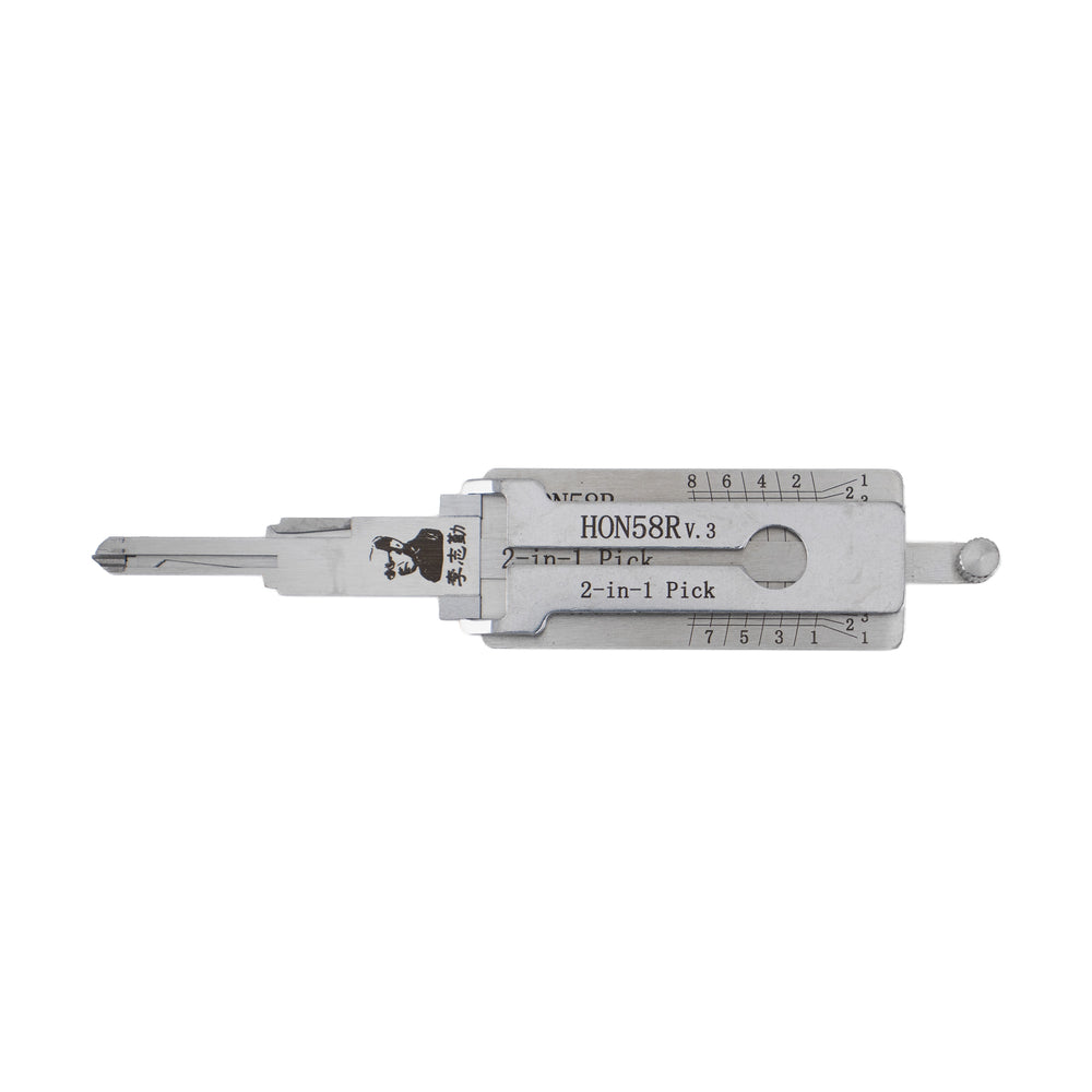 Original Lishi pick to suit Honda - HON58R - Dr/Bt