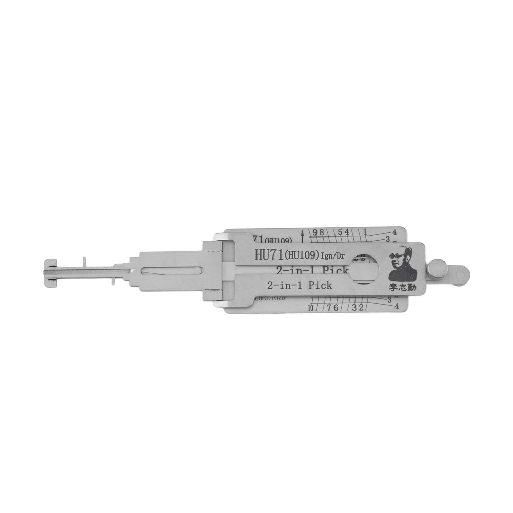 Original Lishi pick to suit Scania Heavy Truck - HU71 (Twin-Lifter) - Ign/Dr/Bt