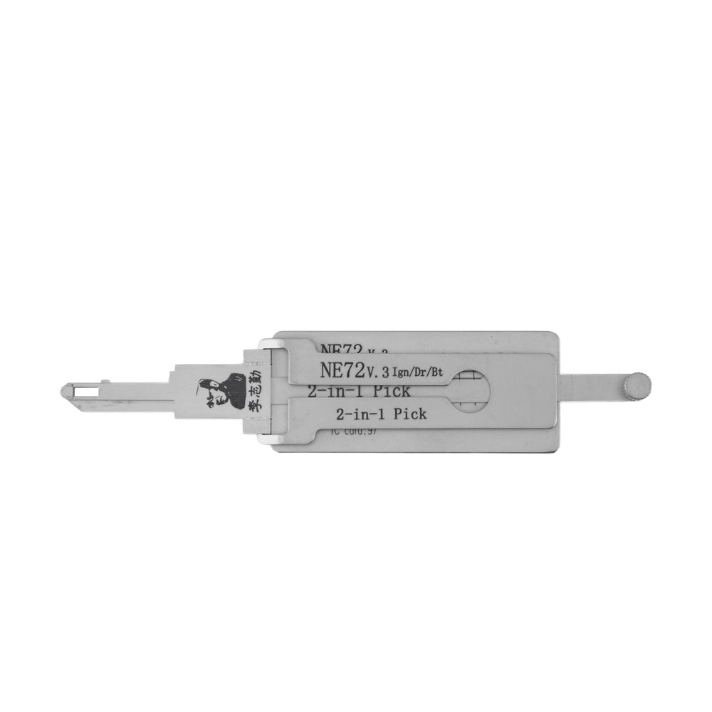 Original Lishi pick to suit Peugeot / Citroen / Renault - NE72 - Ign/Dr/Bt