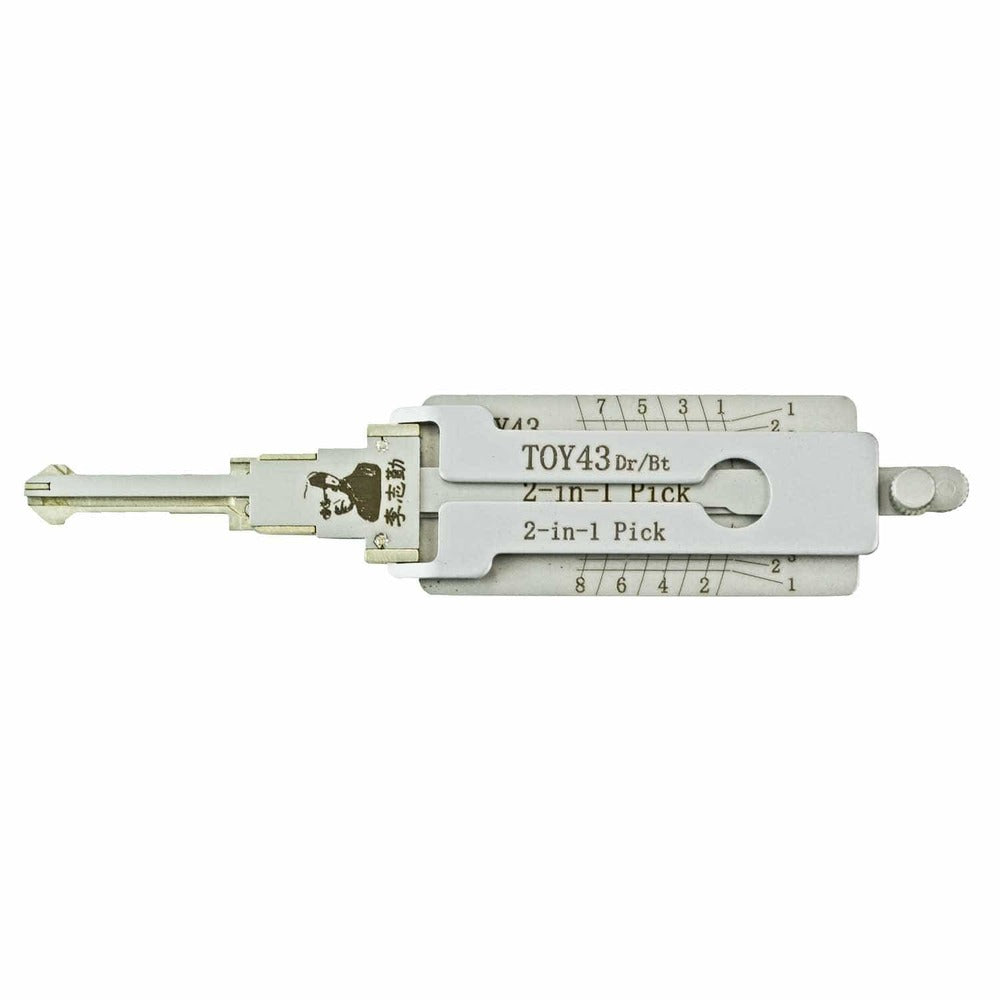 Original Lishi pick to suit Toyota - TOY43AT (10-Cut Door) - Dr/Bt