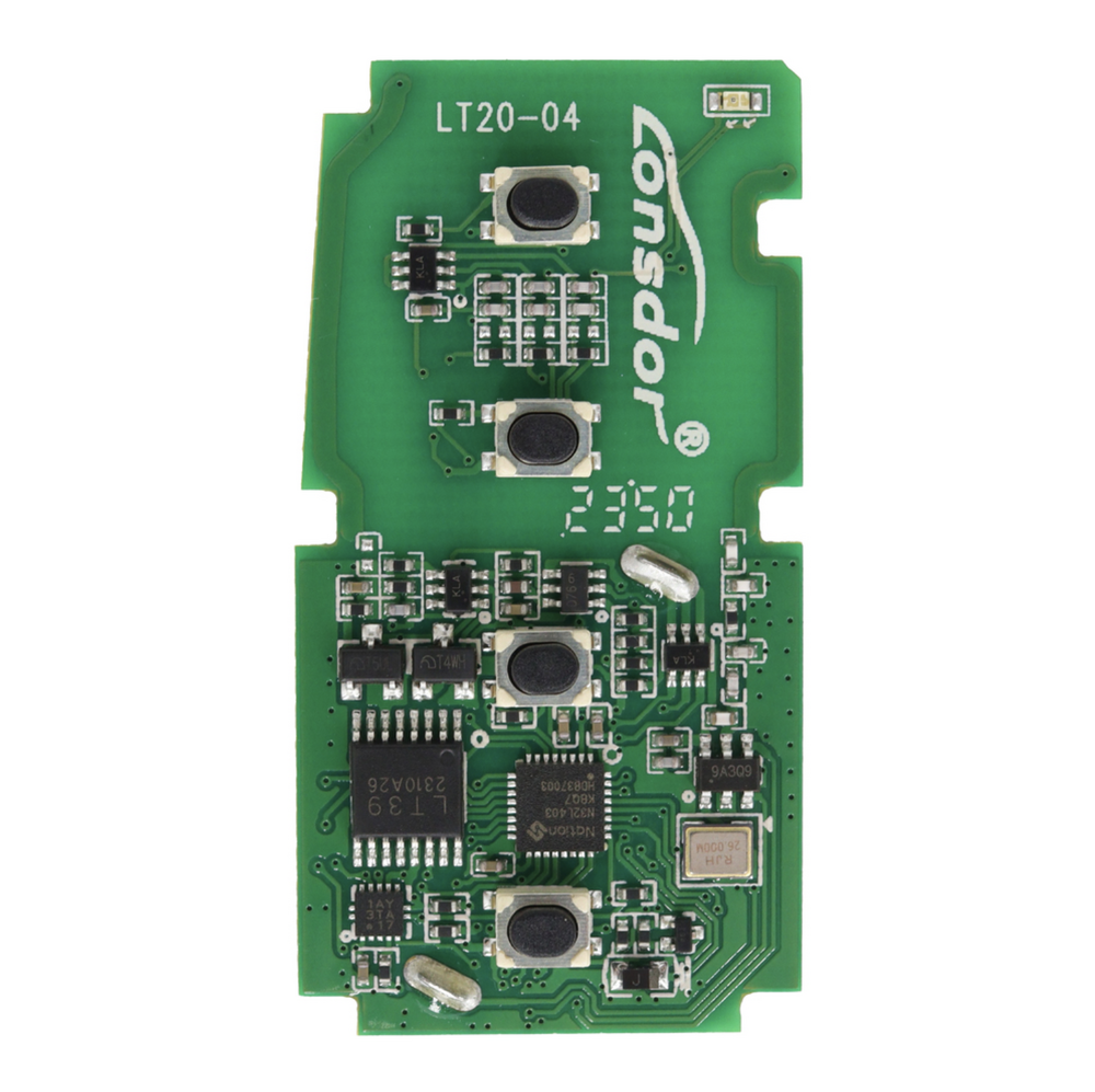 Lonsdor LT20-04 Universal Smart Remote PCB 40 / 80 Bit & 8A for Toyota / Lexus 4 Buttons 433 / 315 MHz