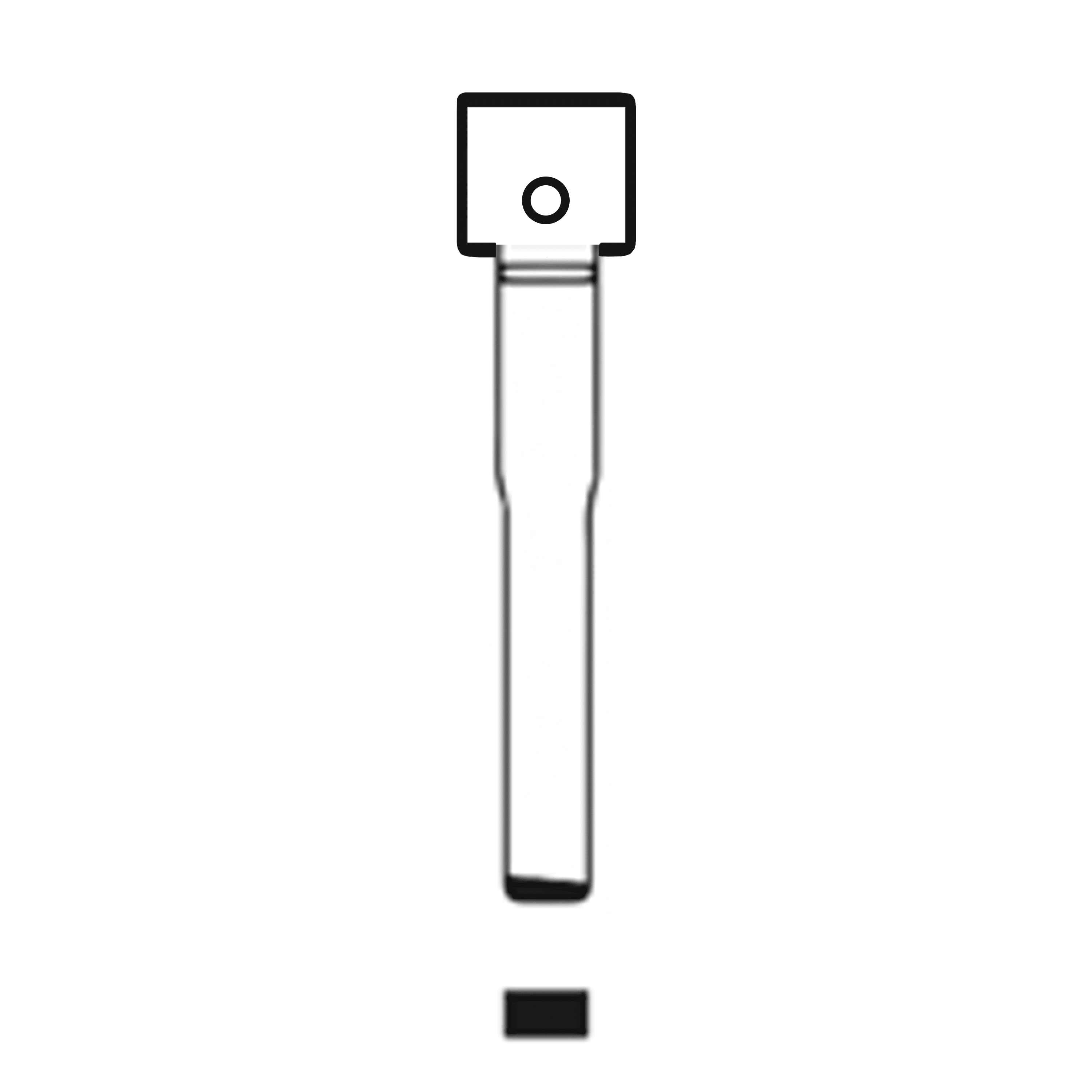MFK/Transponder/Chip Key Blade to suit Ford HU101