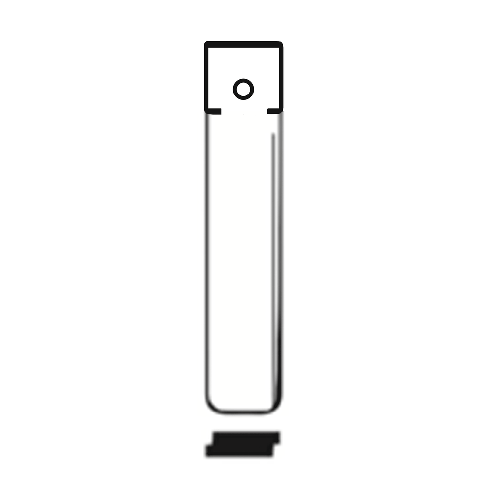 MFK/Transponder/Chip Key Blade to suit BMW HU92R