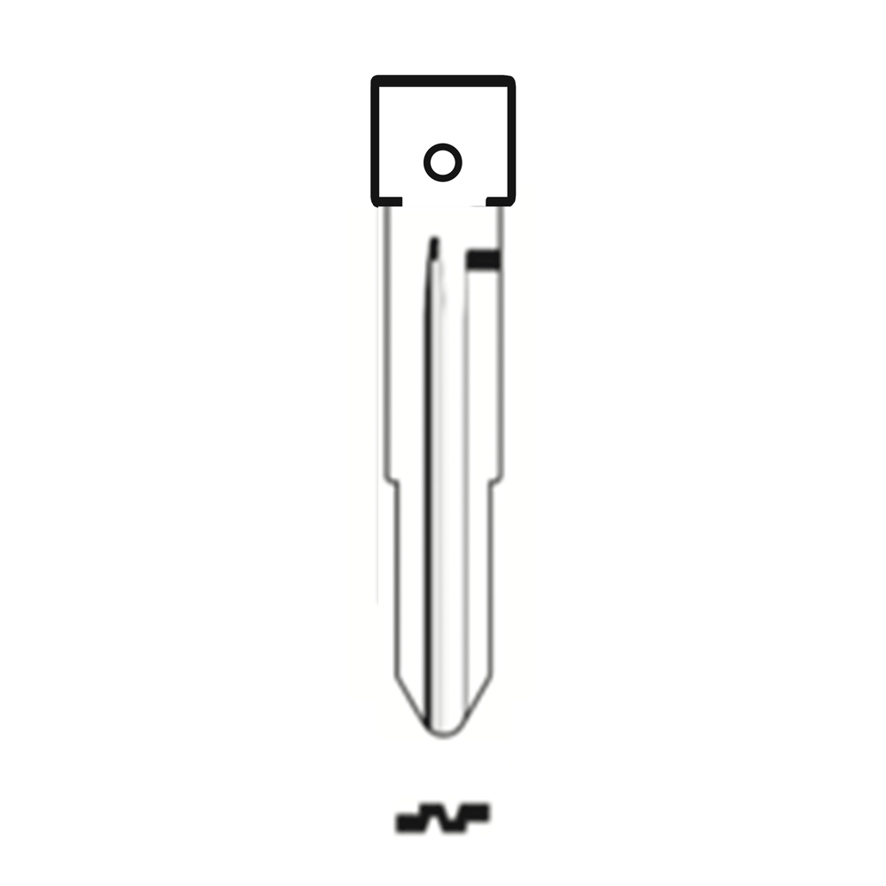 MFK/Transponder/Chip Key Blade to suit Hyundai/Kia HYN6