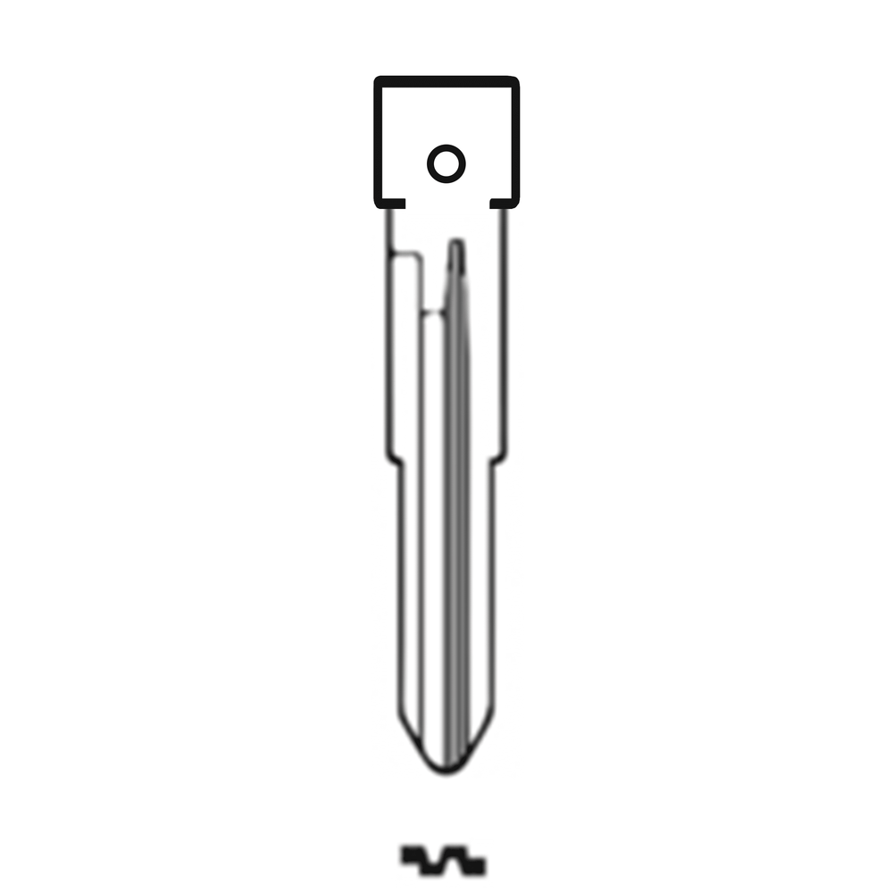 MFK/Transponder/Chip Key Blade to suit Kia KIA3R