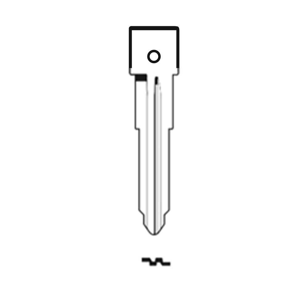 MFK/Transponder/Chip Key Blade to suit Mazda MAZ13