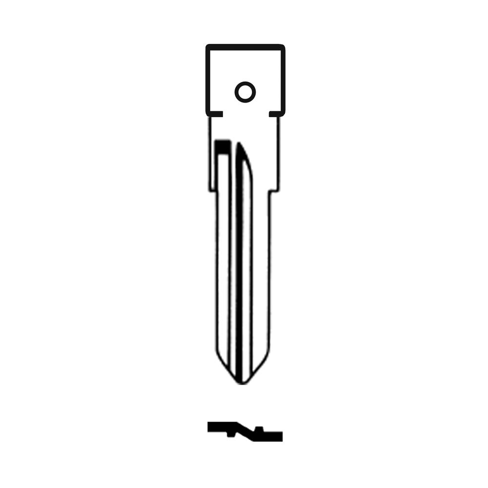 MFK/Transponder/Chip Key Blade to suit Volvo NE51