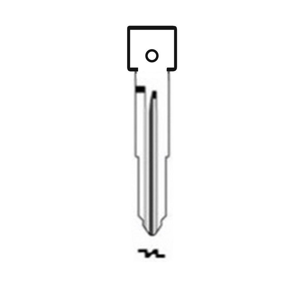 MFK/Transponder/Chip Key Blade to suit Toyota TOY46R