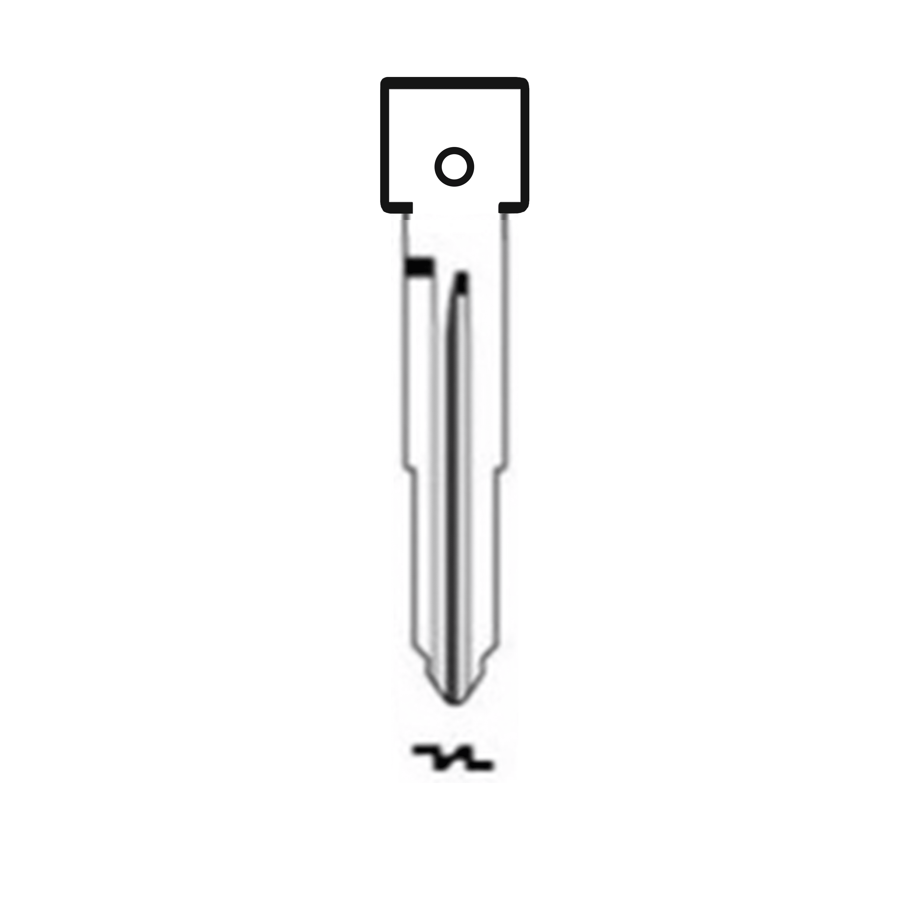 MFK/Transponder/Chip Key Blade to suit Toyota TOY46R