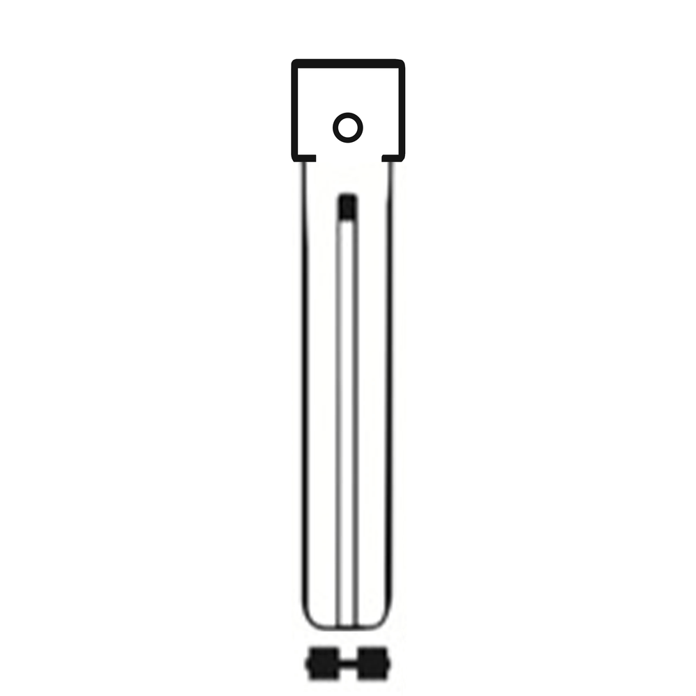 MFK/Transponder/Chip Key Blade to suit Lexus TOY48