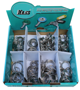Split Key Rings 320 Units of 8 different Sizes