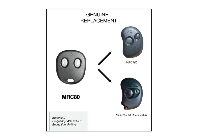 This remote is now discontinued, please use MRC83RED for replacement