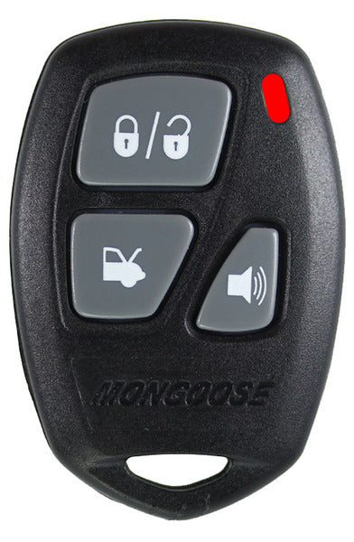 Mongoose 3 button remote Red LED 433.92MHz