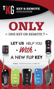 LET US HELP YOU WITH A NEW FLIP KEY