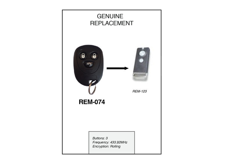 Immobiliser remote suits 661