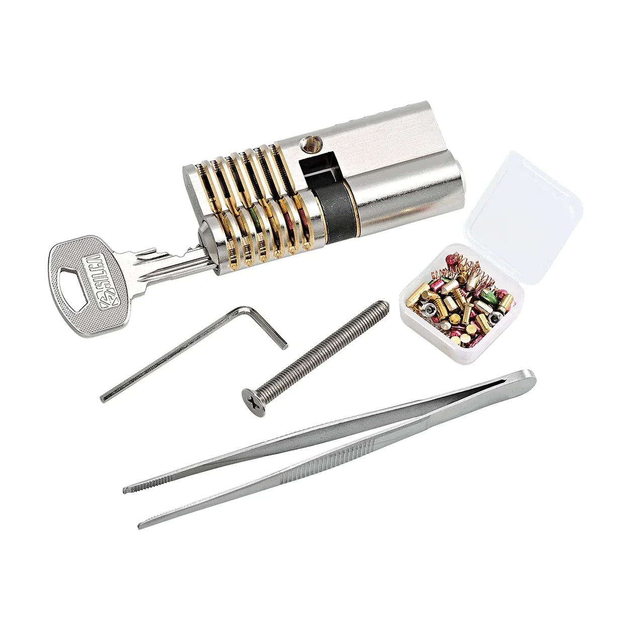 Multipick 6-pin advanced Euro Profile Training Lock Set