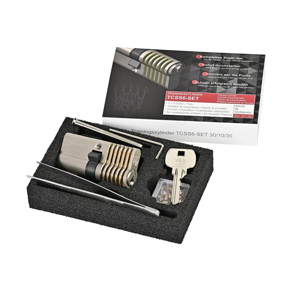 Multipick 6-pin Advanced Euro Profile Training Lock Left-Hand