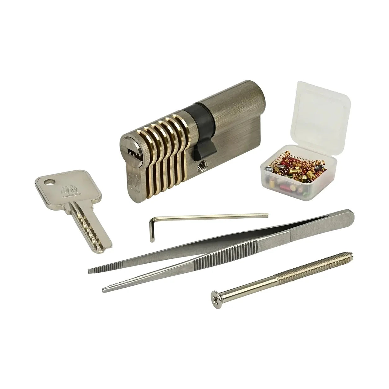 Multipick 6-pin Dimple Practice Lock Set for Left-Handers