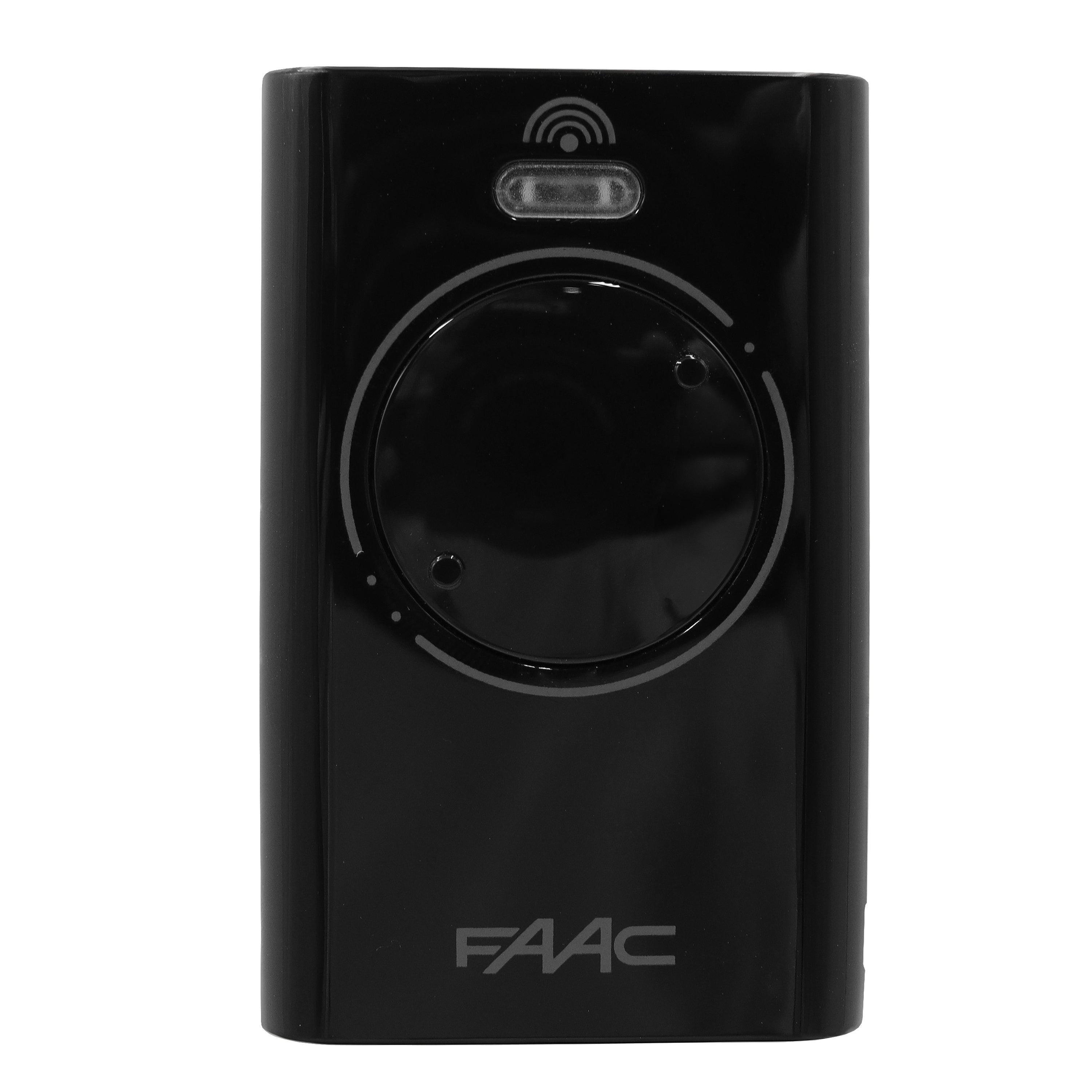 Geniune FAAC XT2, 2 button remote handset 433.92MHz, Black