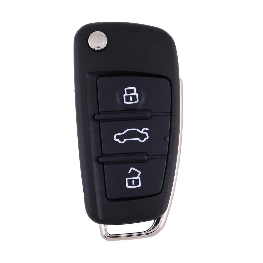 Audi compatible 3 button HU66 remote flip Key housing