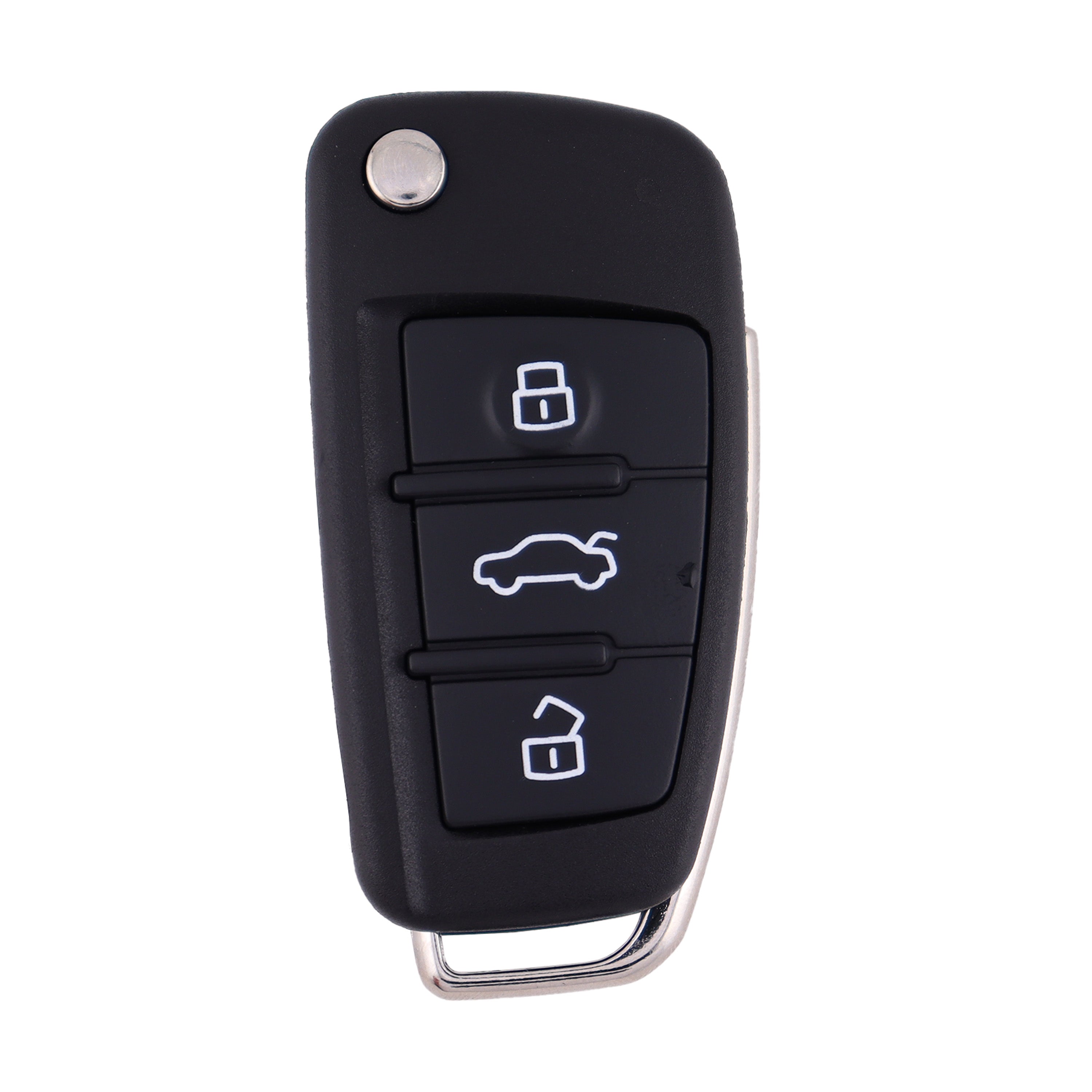 Audi compatible 3 button HU66 remote flip Key housing