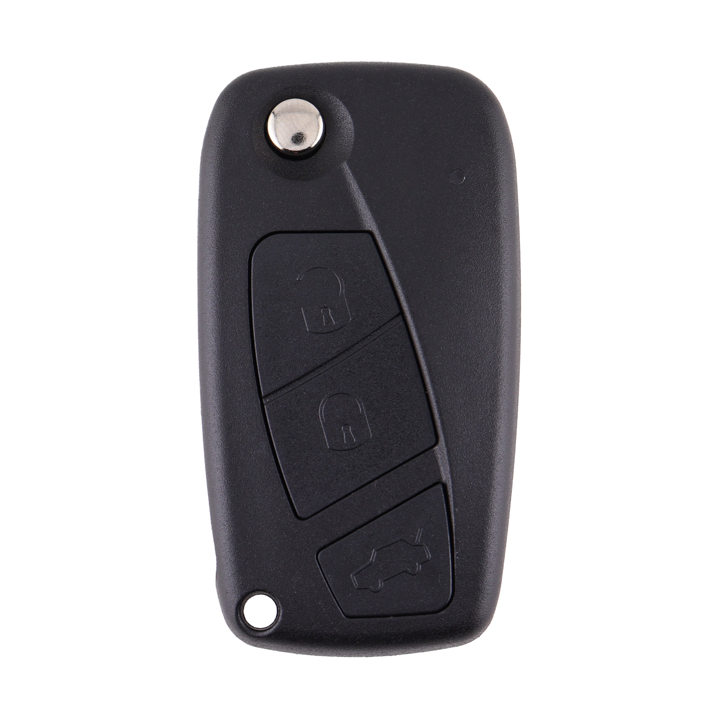 Fiat compatible 3 button SIP22 remote flip Key housing