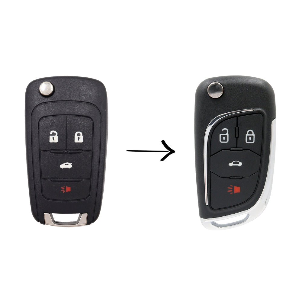 4 Button Smart Replacement Key Shell To Suit Holden
