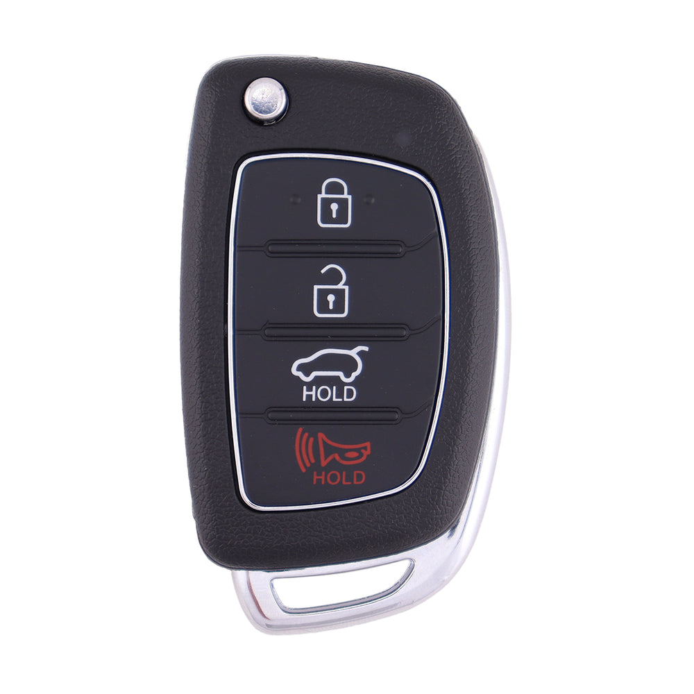 Hyundai compatible 4 button TOY49 remote flip Key housing