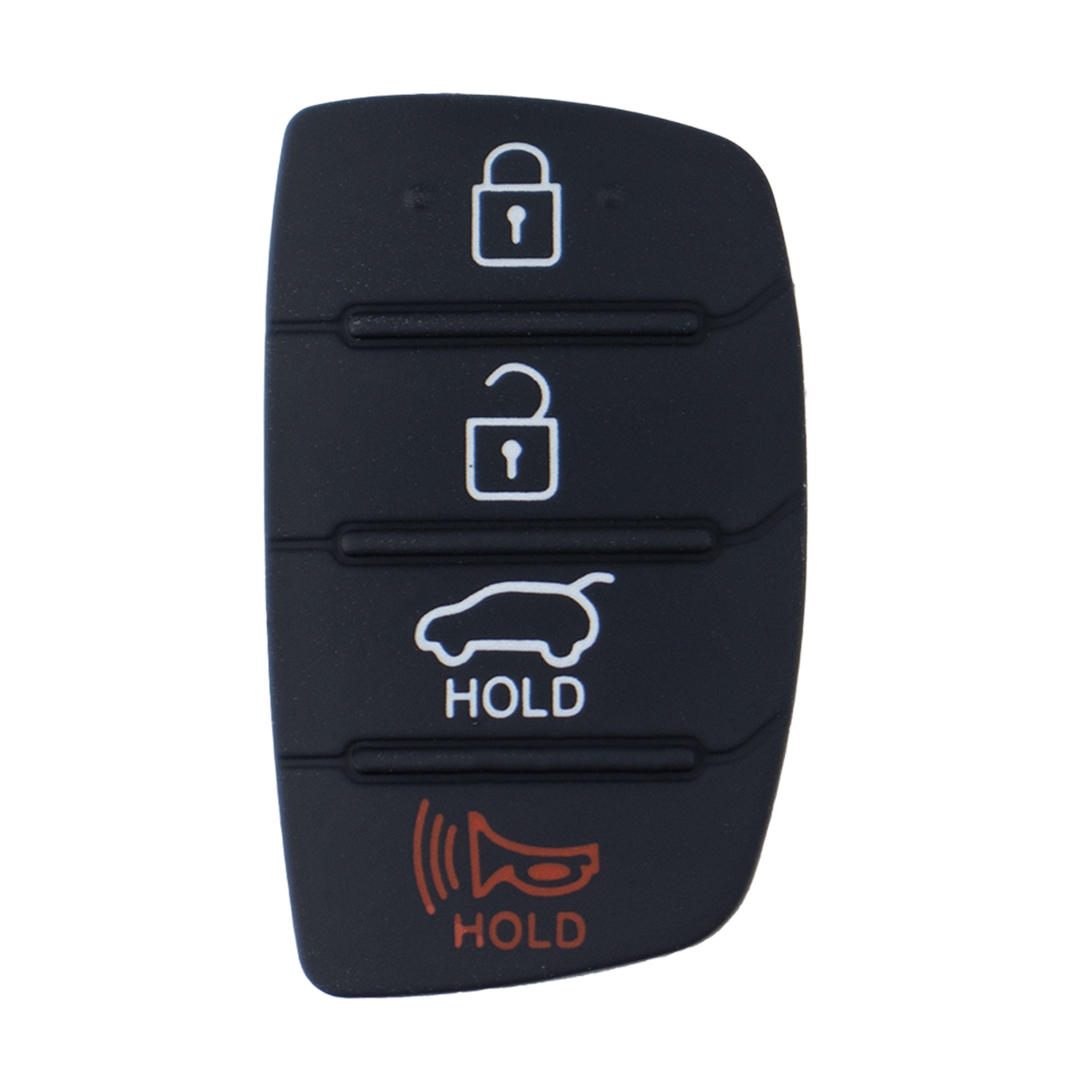 To Suit Hyundai i40 Sante Fe 4 Button Flip Key Replacement Rubber Buttons