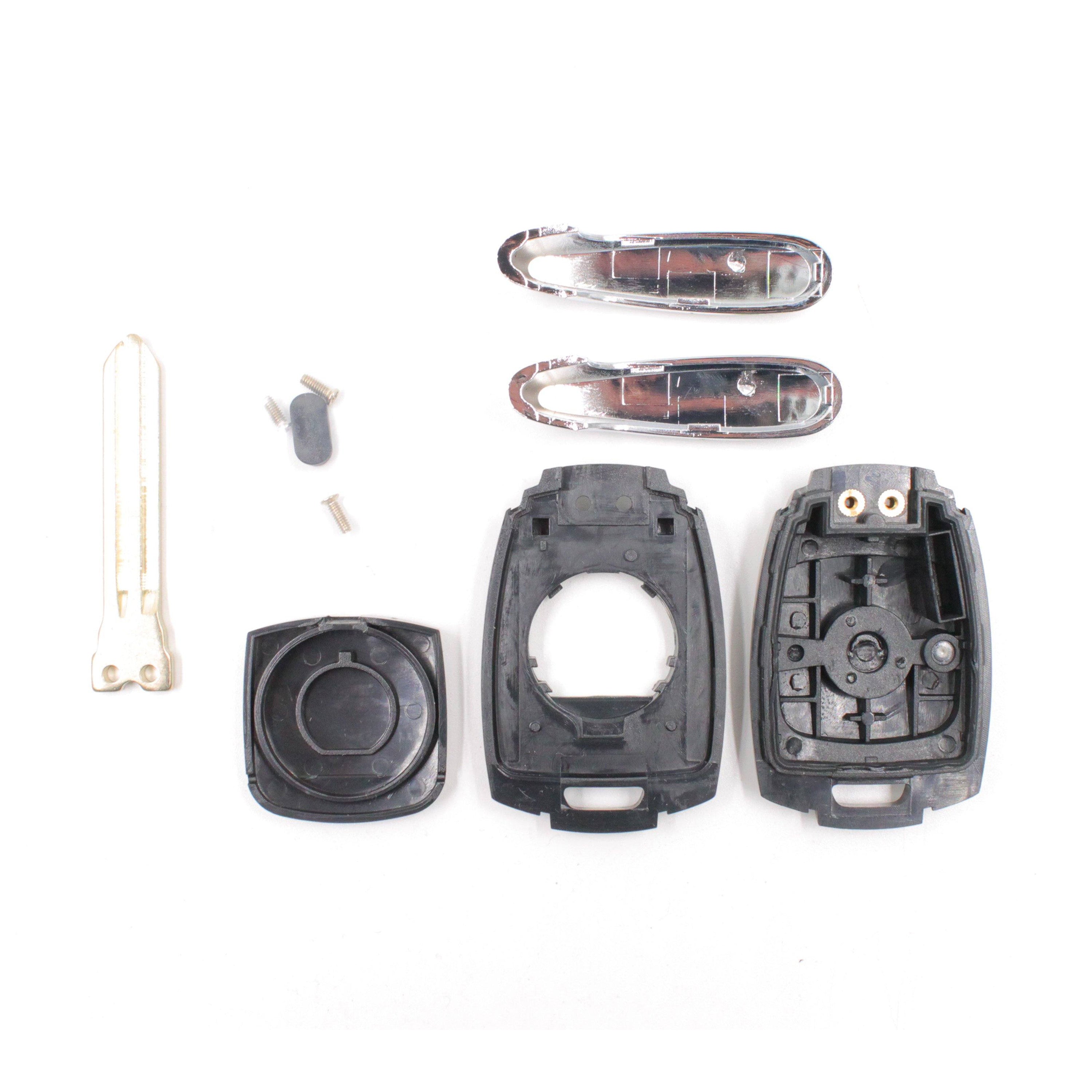 SsangYong compatible 2 button remote key housing