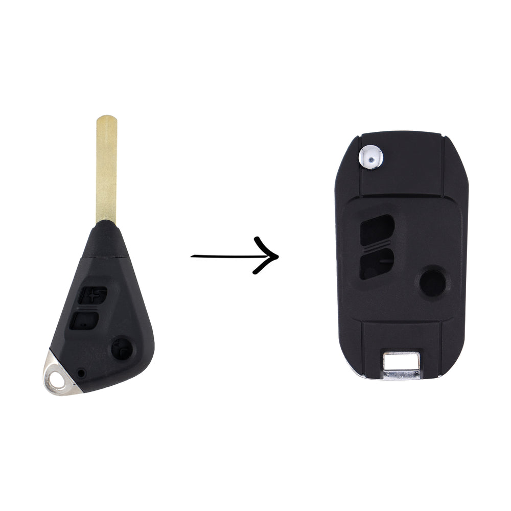 Subaru compatible 3 button DAT17 remote flip Key housing (flip Key Upgrade for KG SUB04)