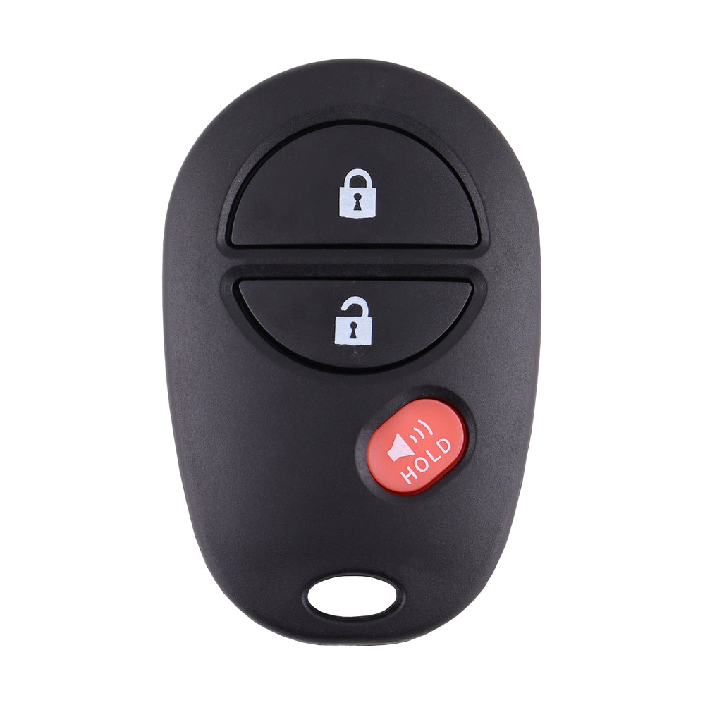 Toyota compatible 3 button remote housing