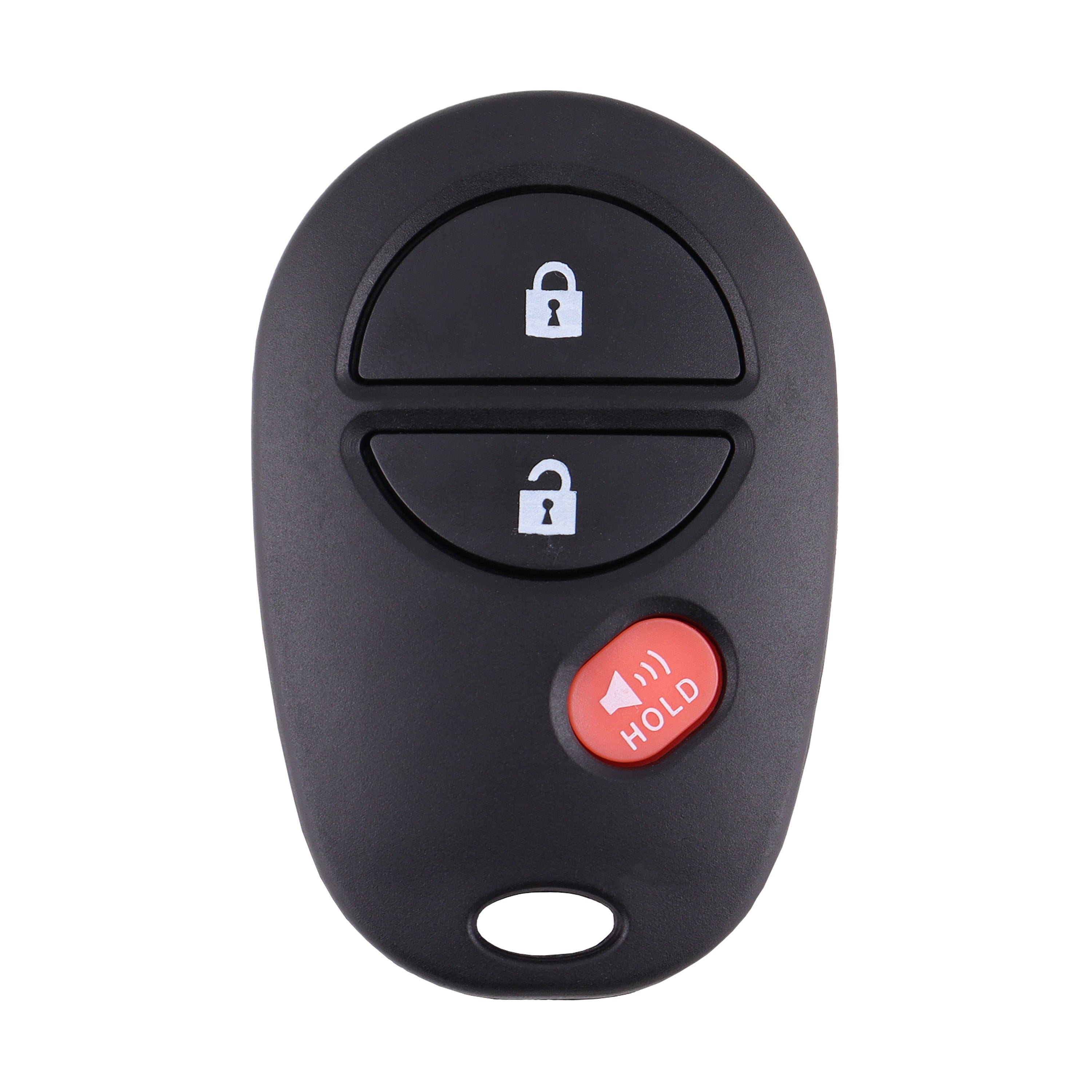 Toyota compatible 3 button remote housing