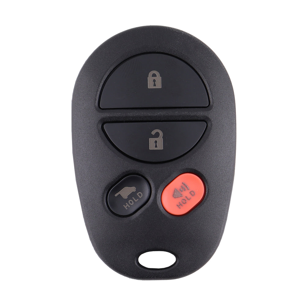 Toyota compatible 4 button remote housing