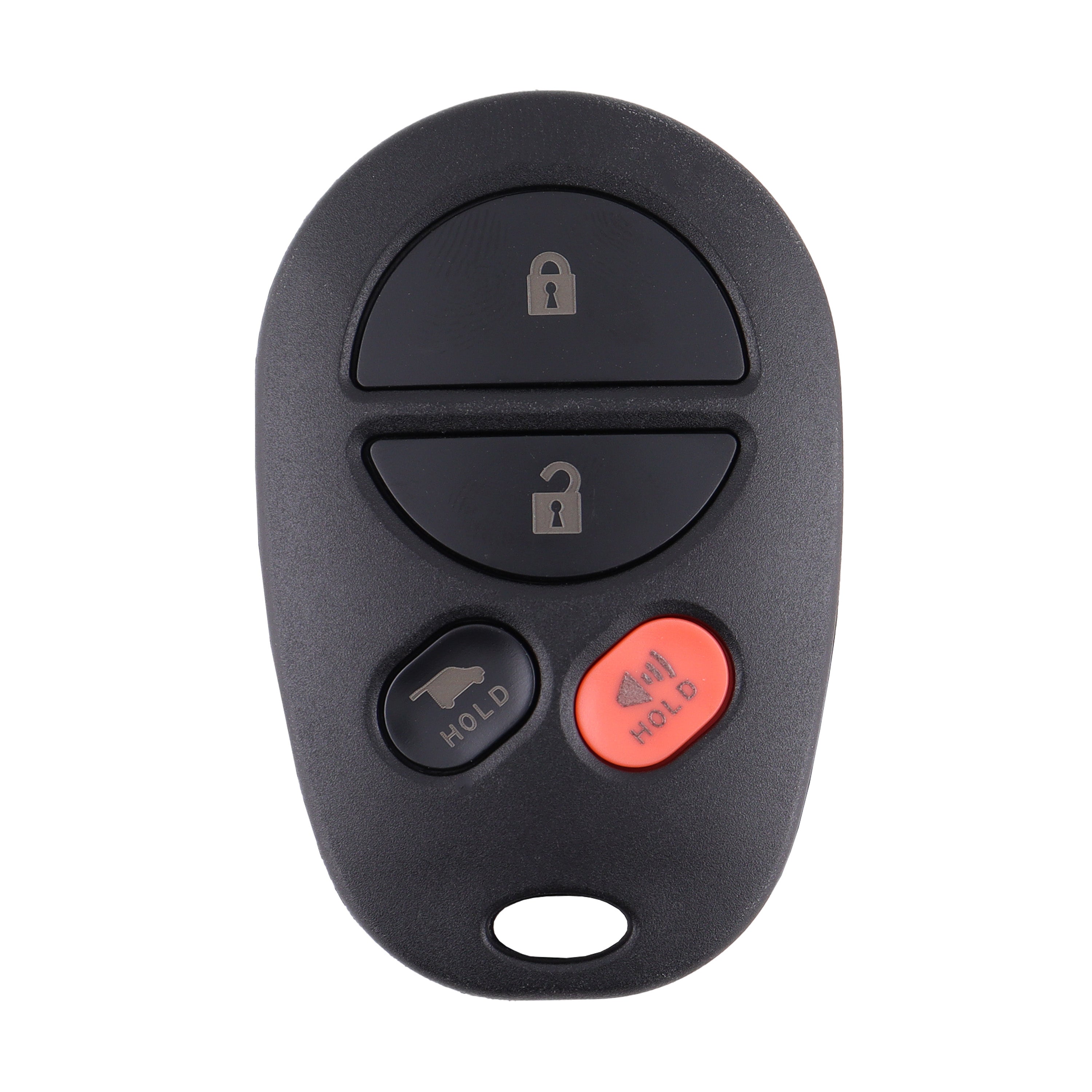 Toyota compatible 4 button remote housing