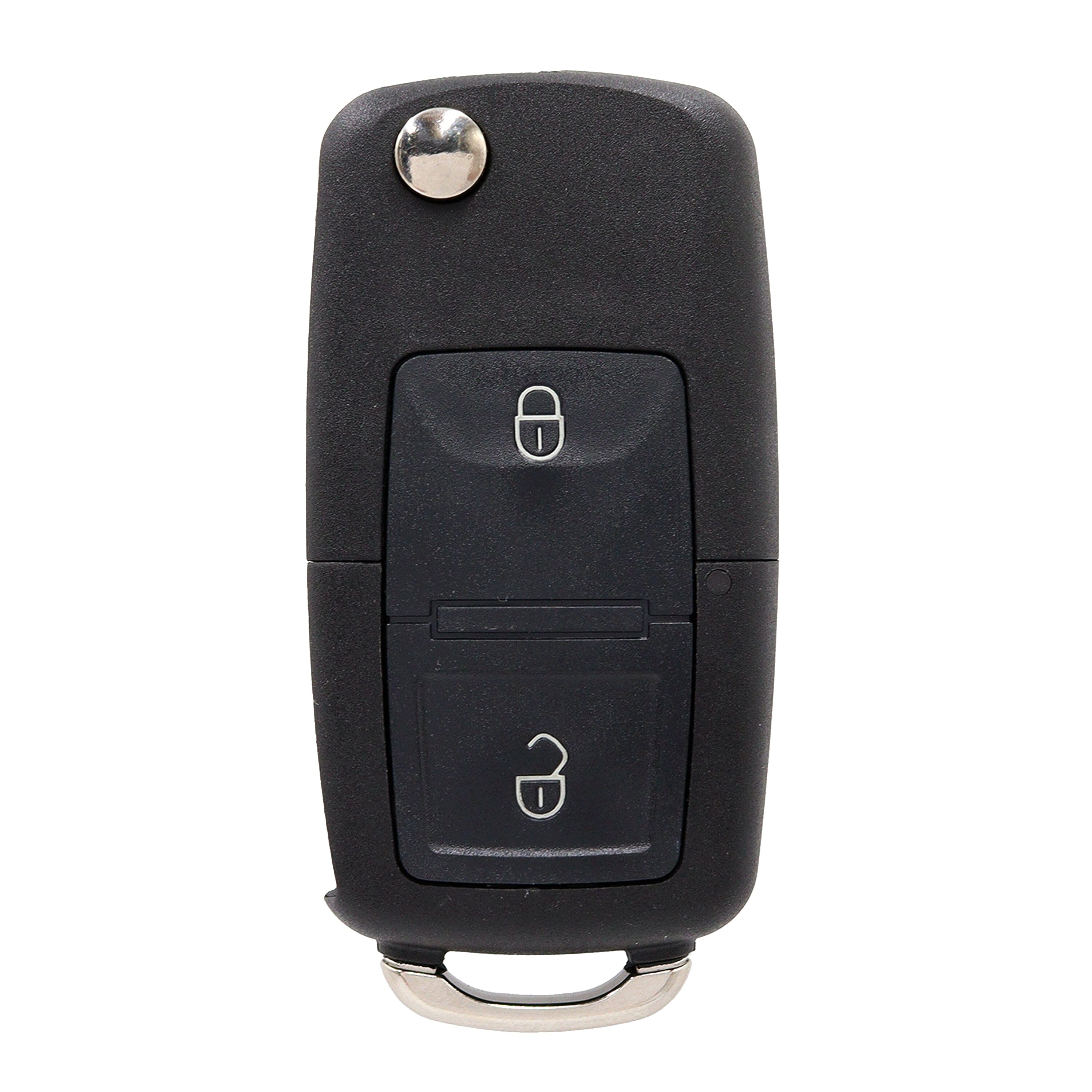 VW compatible 2 button remote flip Key housing