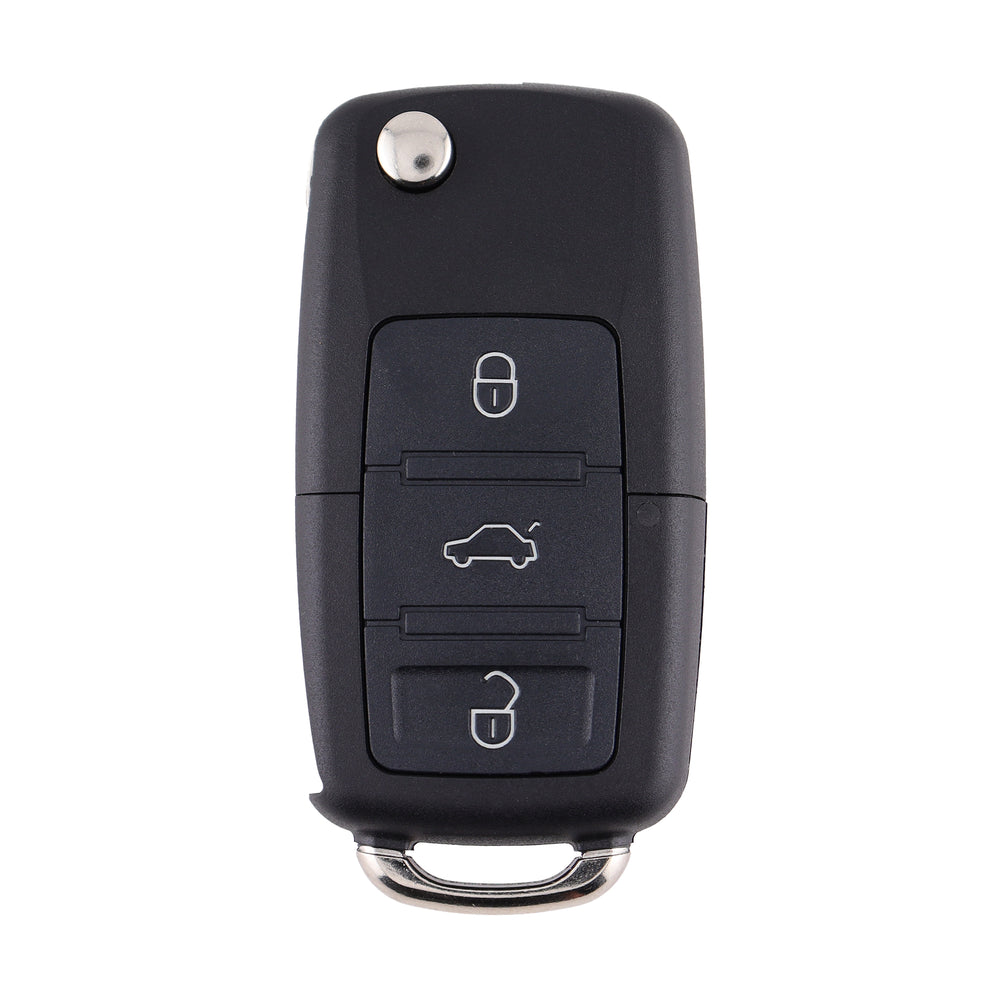VW compatible 3 button HU66 remote flip Key housing